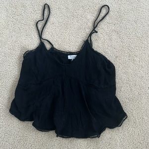 Tobi black flowy top